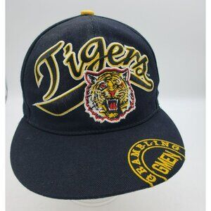 Grambling State Tigers Snapback Hat Cap Black Yellow Embroidered GMEN BigBoy